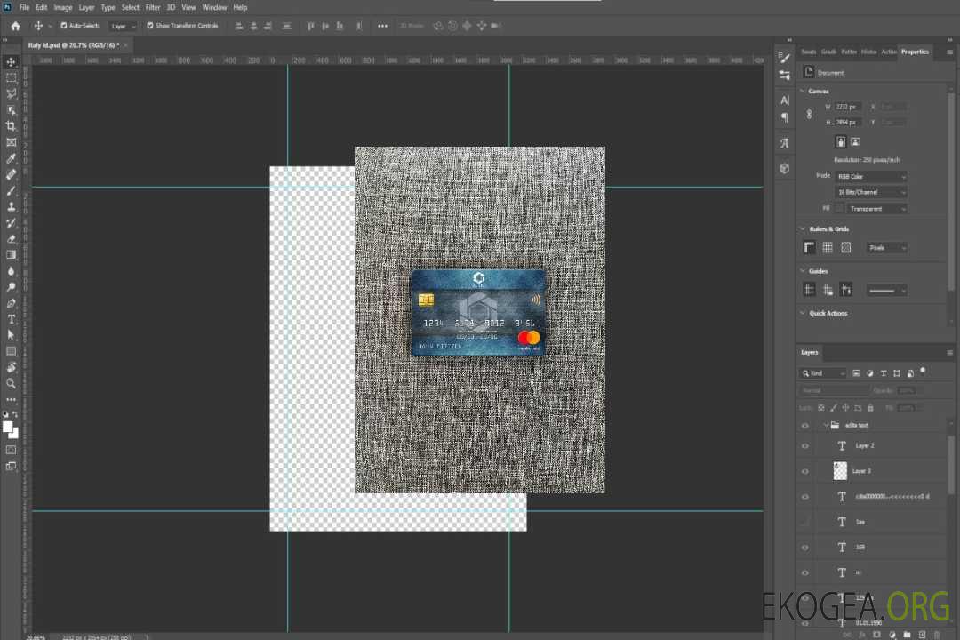 Philippines Rizal Commercial Banking Corporation (RCBC) mastercard photolook recto template